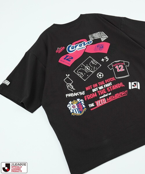 J.LEAGUE × FREAK'S STORE 別注SUPPORTERS SHORT SLEEVE TEE【セレッソ