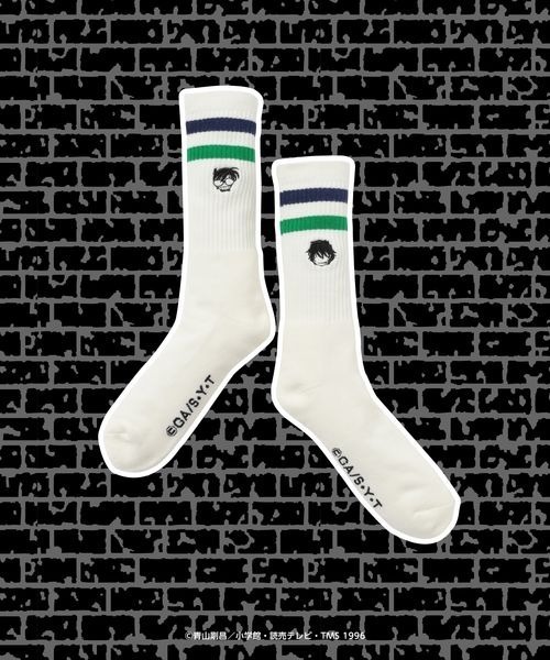 JEANASIS(ジーナシス)の「【名探偵コナン】ワンポイントSOCKS/667525(ソックス/靴下・レディース・ホワイト/ホワイト系その他・FREE)」の2枚目の写真