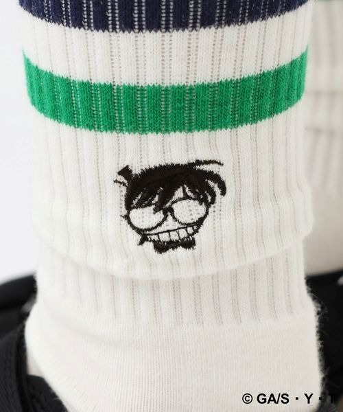 JEANASIS(ジーナシス)の「【名探偵コナン】ワンポイントSOCKS/667525(ソックス/靴下・レディース・ホワイト/ホワイト系その他・FREE)」の8枚目の写真