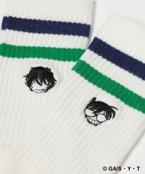 JEANASIS(ジーナシス)の「【名探偵コナン】ワンポイントSOCKS/667525(ソックス/靴下・レディース・ホワイト/ホワイト系その他・FREE)」の5枚目の写真