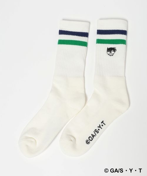 JEANASIS(ジーナシス)の「【名探偵コナン】ワンポイントSOCKS/667525(ソックス/靴下・レディース・ホワイト/ホワイト系その他・FREE)」の9枚目の写真