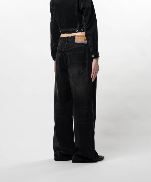 In・stru(men-tal).(インストルメンタル)の「Hard Washed Selvage Denim Huge Pants(デニムパンツ・メンズ・ブラック・36)」の4枚目の写真