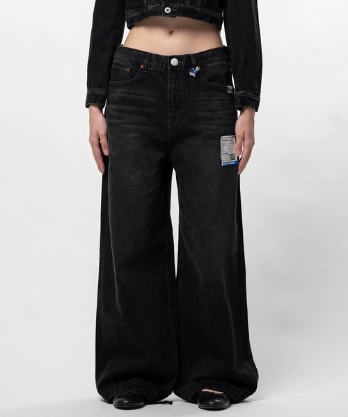 In・stru(men-tal).(インストルメンタル)の「Hard Washed Selvage Denim Huge Pants(デニムパンツ・メンズ・ブラック・36)」の5枚目の写真