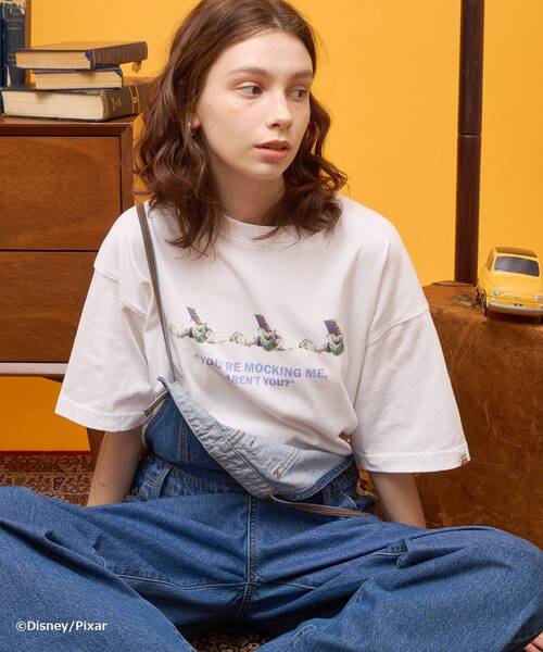 Disney(ディズニー)の「【TOY STORY】ヴィンテージ加工グラフィックTシャツ(Tシャツ/カットソー・レディース・ベージュ/オフホワイト・FREE)」の19枚目の写真