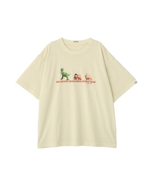 Disney(ディズニー)の「【TOY STORY】ヴィンテージ加工グラフィックTシャツ(Tシャツ/カットソー・レディース・ベージュ/オフホワイト・FREE)」の13枚目の写真