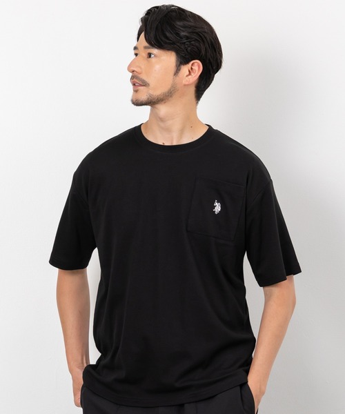 ANGINE DE POITINE グラフィックTシャツ Lサイズ　2枚セット セール】【U.S. POLO ASSN.】別注 ワンポイント刺繍 胸ポケット