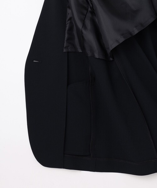 J.PRESS Ladies(J.プレス レディス)の「【セットアップ対応・人気素材】Light ジョーゼット ノーカラー ジャケット(ノーカラージャケット・レディース・ネイビー系/ブラック系・XS/S)」の17枚目の写真