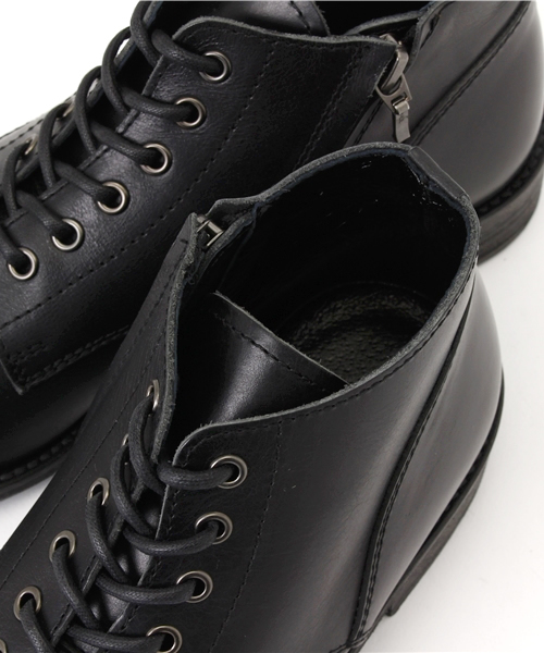 PADRONE（パドローネ）の「【PADRONE】別注SIDE ZIP BOOTS/PK7358-1223-16A/レースアップサイドジップブーツ（ブーツ・メンズ・ダークブラウン/ブラック・42/41/40/43）」の8枚目の写真