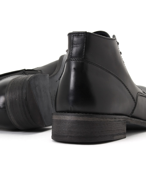 PADRONE（パドローネ）の「【PADRONE】別注SIDE ZIP BOOTS/PK7358-1223-16A/レースアップサイドジップブーツ（ブーツ・メンズ・ダークブラウン/ブラック・42/41/40/43）」の10枚目の写真