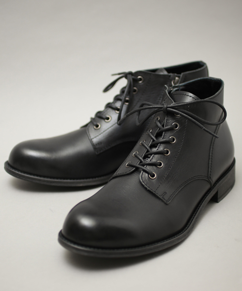 PADRONE（パドローネ）の「【PADRONE】別注SIDE ZIP BOOTS/PK7358-1223-16A/レースアップサイドジップブーツ（ブーツ・メンズ・ダークブラウン/ブラック・42/41/40/43）」の14枚目の写真