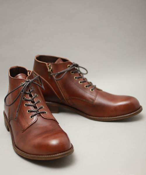 PADRONE（パドローネ）の「【PADRONE】別注SIDE ZIP BOOTS/PK7358-1223-16A/レースアップサイドジップブーツ（ブーツ・メンズ・ダークブラウン/ブラック・42/41/40/43）」の15枚目の写真