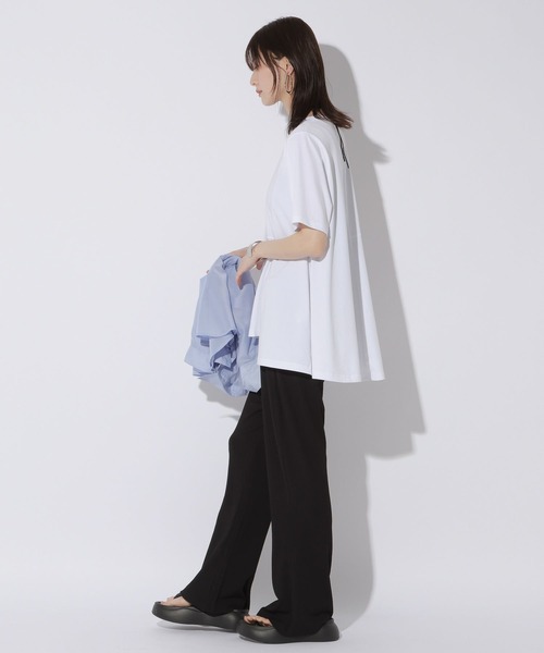 LAKOLE(ラコレ)の「冷感カットフレアパンツ / 1045676(その他パンツ・レディース・カーキ/ブラウン/ブラック/ベージュ・MEDIUM/LARGE)」の6枚目の写真