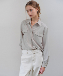 Lea Western Shirts_Light Gray