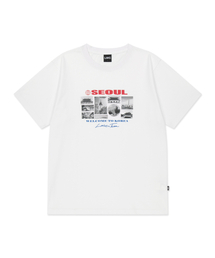 LMC（ ）の「SEOUL SPOT PHOTO TEE white（Tシャツ/カットソー）」