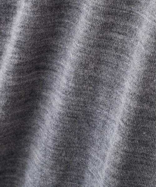 YLEVE(イレーヴ)の「YLEVE / WOOL SILK CASHMERE KNIT POLO(ポロシャツ・メンズ・グレー/ネイビー/レッド・5/4)」の4枚目の写真