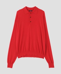YLEVE / WOOL SILK CASHMERE KNIT POLO