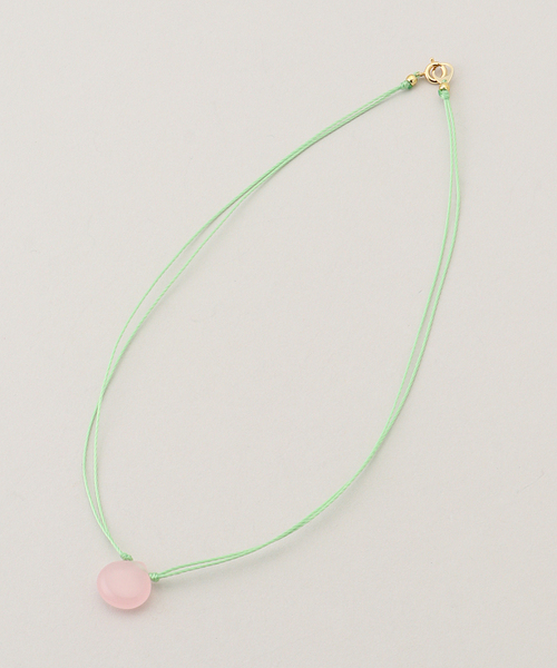 La TOTALITE(ラトータリテ)の「STEEN / スティン Code*Stone Necklace(ネックレス・レディース・グリーン・FREE)」の2枚目の写真