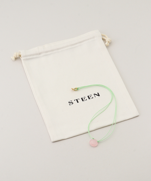 La TOTALITE(ラトータリテ)の「STEEN / スティン Code*Stone Necklace(ネックレス・レディース・グリーン・FREE)」の6枚目の写真