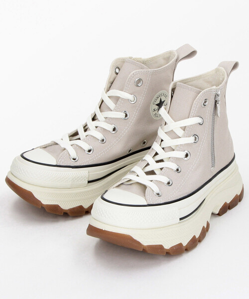 CONVERSE(コンバース)の「CONVERSE/コンバース ALL STAR TREKWAVE HI(スニーカー・レディース・ベージュ/グリーン・24.0cm/25.0cm/23.0cm)」の6枚目の写真