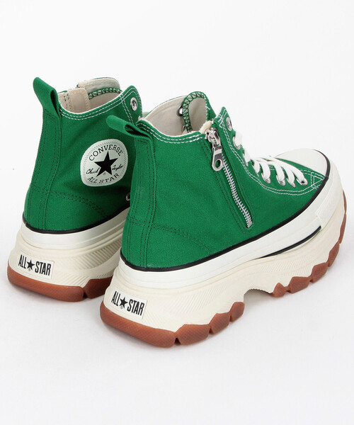 CONVERSE(コンバース)の「CONVERSE/コンバース ALL STAR TREKWAVE HI(スニーカー・レディース・ベージュ/グリーン・24.0cm/25.0cm/23.0cm)」の10枚目の写真
