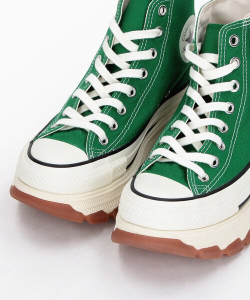 CONVERSE(コンバース)の「CONVERSE/コンバース ALL STAR TREKWAVE HI(スニーカー・レディース・ベージュ/グリーン・24.0cm/25.0cm/23.0cm)」の11枚目の写真