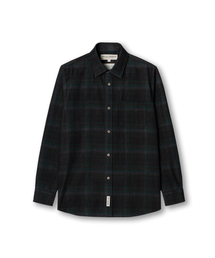 SEMI-OVER FIT CHECK CORDUROY SHIRT [GREEN]