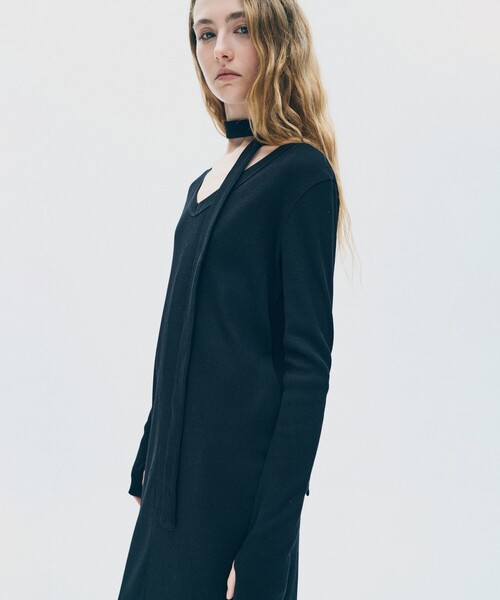 uncrave(アンクレイヴ)の「ヴィンテージリブ 2WAYロングワンピース(ワンピース・レディース・ブラック系・0/1)」の20枚目の写真