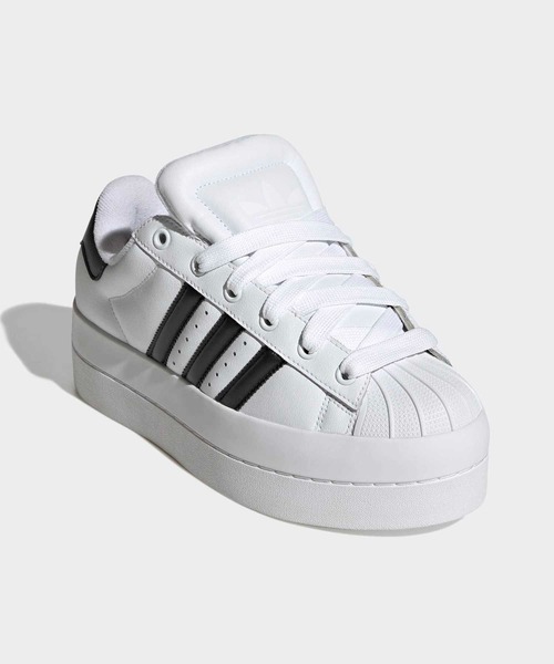 adidas(アディダス)の「スーパースター スタック / SUPERSTAR STACK / 厚底スニーカー / アディダスオリジナルス adidas Originals(スニーカー・レディース・ホワイト・25.0cm/24.5cm/23.0cm/22.5cm/24.0cm/23.5cm/26.0cm/25.5cm/26.5cm/27.0cm/27.5cm/28.0cm/22.0cm)」の4枚目の写真