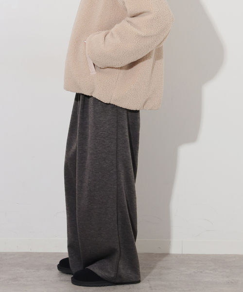 JOURNAL STANDARD relume(ジャーナルスタンダード レリューム)の「《追加》T/Rポンチタックイージーパンツ(その他パンツ・レディース・チャコールグレー/ブラック・FREE)」の13枚目の写真