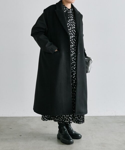 ear PAPILLONNER(イアパピヨネ)の「ロングベスト付き馬刺しゅうコート【SUM1 STYLE】(その他アウター・レディース・ブラック/ダークブラウン/カーキ・FREE)」の10枚目の写真