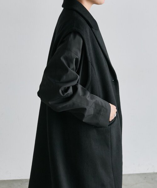 ear PAPILLONNER(イアパピヨネ)の「ロングベスト付き馬刺しゅうコート【SUM1 STYLE】(その他アウター・レディース・ブラック/ダークブラウン/カーキ・FREE)」の13枚目の写真