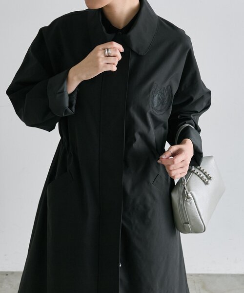 ear PAPILLONNER(イアパピヨネ)の「ロングベスト付き馬刺しゅうコート【SUM1 STYLE】(その他アウター・レディース・ブラック/ダークブラウン/カーキ・FREE)」の16枚目の写真