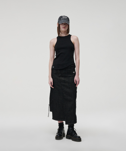 KZM(ケージエム)の「ホルターネックスリーブレストリムブラック(Tシャツ/カットソー・レディース・その他・SMALL/MEDIUM)」の1枚目の写真