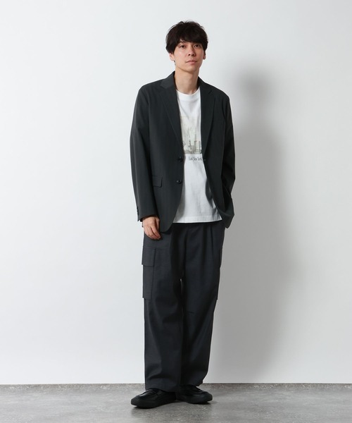 GLOBAL WORK(グローバルワーク)の「クリーンデニム/カーゴパンツ/897466(デニムパンツ・メンズ・ダークブルー・MEDIUM/LARGE/SMALL)」の14枚目の写真