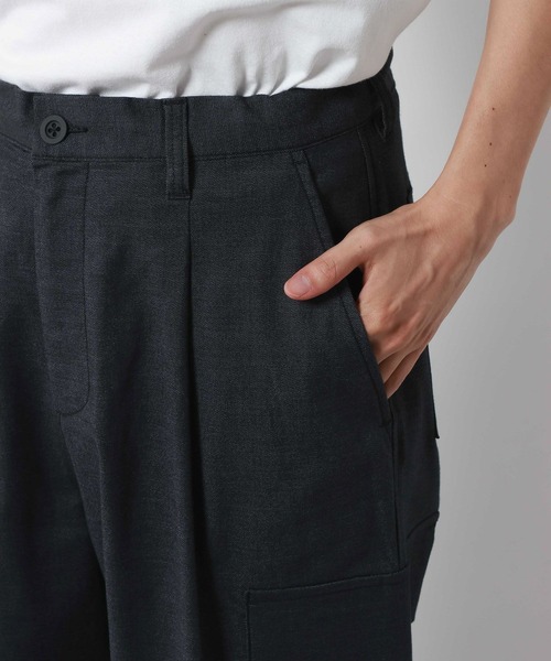 GLOBAL WORK(グローバルワーク)の「クリーンデニム/カーゴパンツ/897466(デニムパンツ・メンズ・ダークブルー・MEDIUM/LARGE/SMALL)」の6枚目の写真