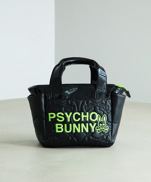 Psycho Bunny（サイコバニー）の「[GOLF]ラウンドバッグ SEASONAL EDITION（トートバッグ・メンズ・ホワイト/ブラック・FREE）」の2枚目の写真