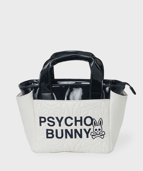 Psycho Bunny（サイコバニー）の「[GOLF]ラウンドバッグ SEASONAL EDITION（トートバッグ・メンズ・ホワイト/ブラック・FREE）」の3枚目の写真