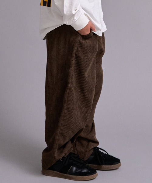 PAIRMANON STREET(ペアマノンストリート)の「【90-160cm】コーデュロイ ワイドカーブパンツ【PAIRMANON STREET】(その他パンツ・キッズ・ブラック/パープル/ブラウン/グレー系その他・120/90/130/140/110/150/100/160)」の14枚目の写真
