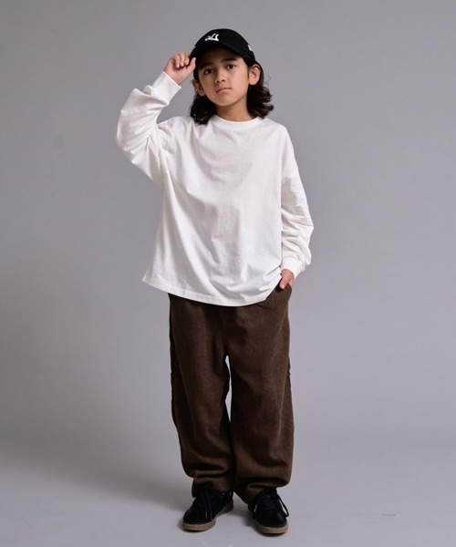 PAIRMANON STREET(ペアマノンストリート)の「【90-160cm】コーデュロイ ワイドカーブパンツ【PAIRMANON STREET】(その他パンツ・キッズ・ブラック/パープル/ブラウン/グレー系その他・120/90/130/140/110/150/100/160)」の17枚目の写真