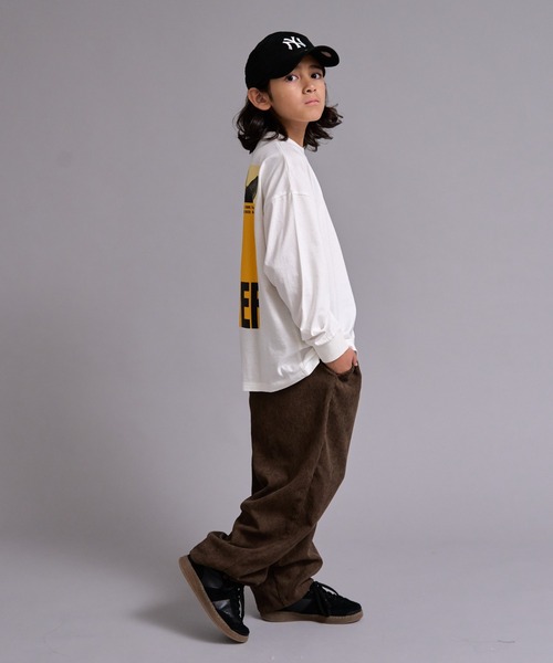 PAIRMANON STREET(ペアマノンストリート)の「【90-160cm】コーデュロイ ワイドカーブパンツ【PAIRMANON STREET】(その他パンツ・キッズ・ブラック/パープル/ブラウン/グレー系その他・120/90/130/140/110/150/100/160)」の18枚目の写真