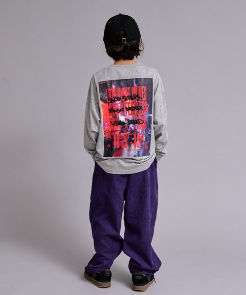 PAIRMANON STREET(ペアマノンストリート)の「【90-160cm】コーデュロイ ワイドカーブパンツ【PAIRMANON STREET】(その他パンツ・キッズ・ブラック/パープル/ブラウン/グレー系その他・120/90/130/140/110/150/100/160)」の21枚目の写真