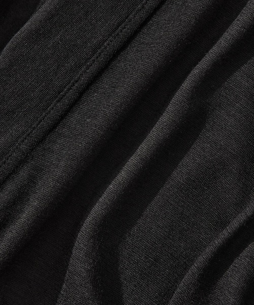 WRAPINKNOT(ラッピンノット)の「【WRAPINKNOT/ラッピンノット】Button-less Cardigan(カーディガン/ボレロ・メンズ・ダークグレー/ブラック・3/2)」の13枚目の写真