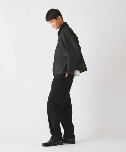 JOURNAL STANDARD relume(ジャーナルスタンダード レリューム)の「テック ”SOLOTEX(R)” コーデュロイ オーバルイージースラックス(その他パンツ・メンズ・ブラック/チャコールグレー/ベージュ系その他/ダークブルー/ブラウン・X-LARGE/LARGE/SMALL/MEDIUM)」の11枚目の写真