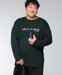 Tシャツ 長袖 メンズ 大きいサイズ アンクルパッチ / 5シューズ ロングスリーブ カットソー CONVERSE (コンバース)