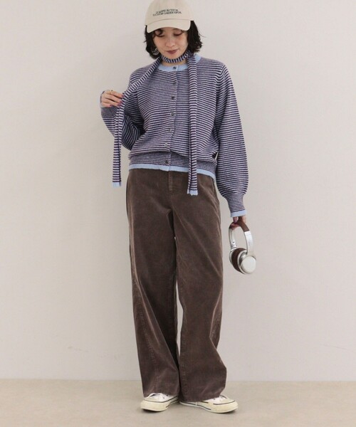 fredy emue（フレディエミュ）の「ヴィンテージ加工コーデュロイパンツ（その他パンツ・レディース・ブラウン/ラベンダー・36/38）」の4枚目の写真