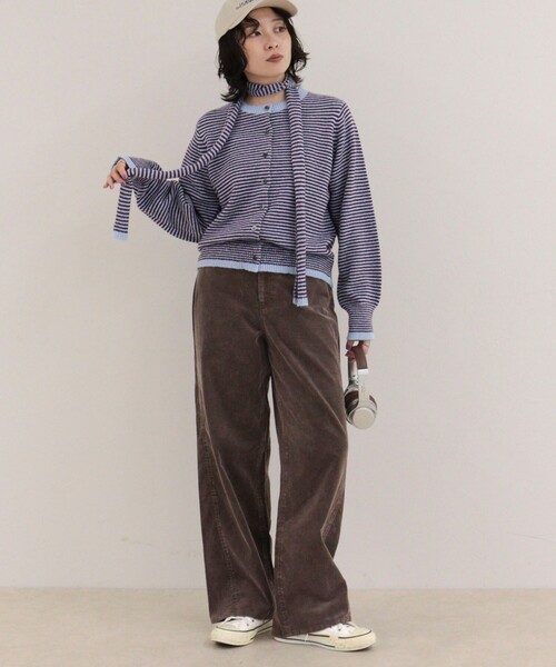 fredy emue（フレディエミュ）の「ヴィンテージ加工コーデュロイパンツ（その他パンツ・レディース・ブラウン/ラベンダー・36/38）」の7枚目の写真