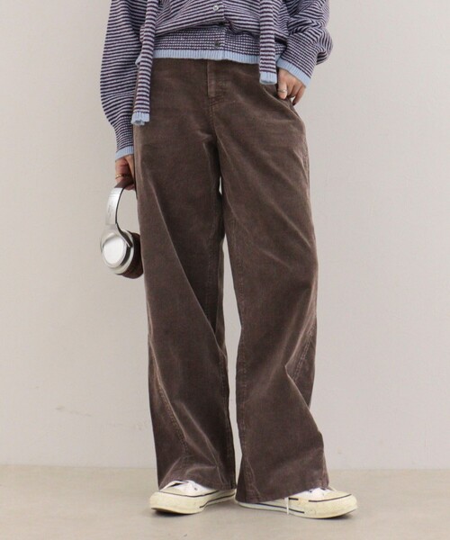 fredy emue（フレディエミュ）の「ヴィンテージ加工コーデュロイパンツ（その他パンツ・レディース・ブラウン/ラベンダー・36/38）」の8枚目の写真