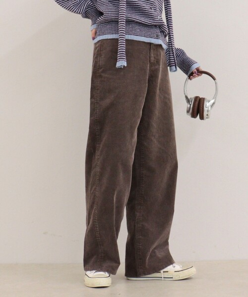 fredy emue（フレディエミュ）の「ヴィンテージ加工コーデュロイパンツ（その他パンツ・レディース・ブラウン/ラベンダー・36/38）」の9枚目の写真