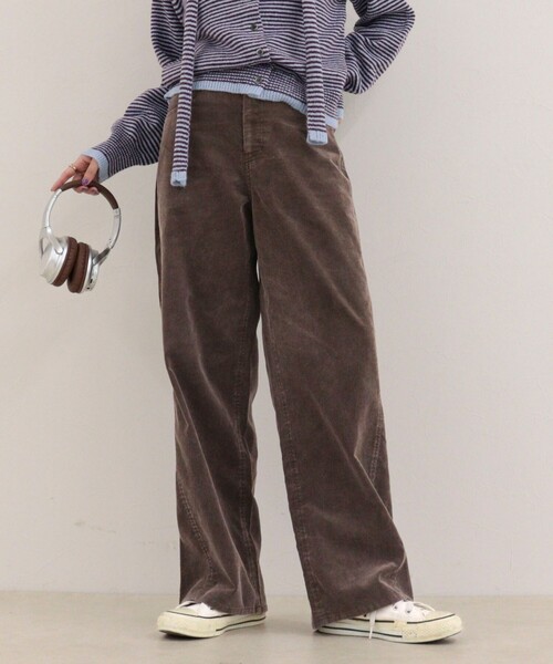fredy emue（フレディエミュ）の「ヴィンテージ加工コーデュロイパンツ（その他パンツ・レディース・ブラウン/ラベンダー・36/38）」の13枚目の写真