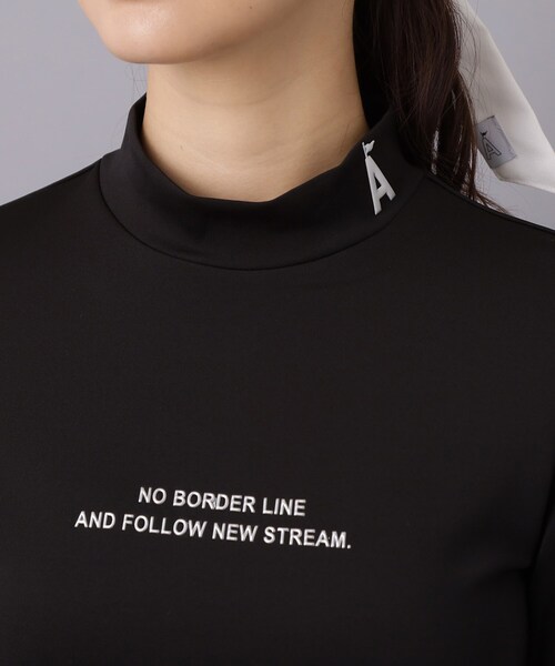 ADABAT STREAM(アダバットストリーム)の「HOTモックネックインナー(Tシャツ/カットソー・レディース・ホワイト/ブラック・42/36/40/38)」の14枚目の写真